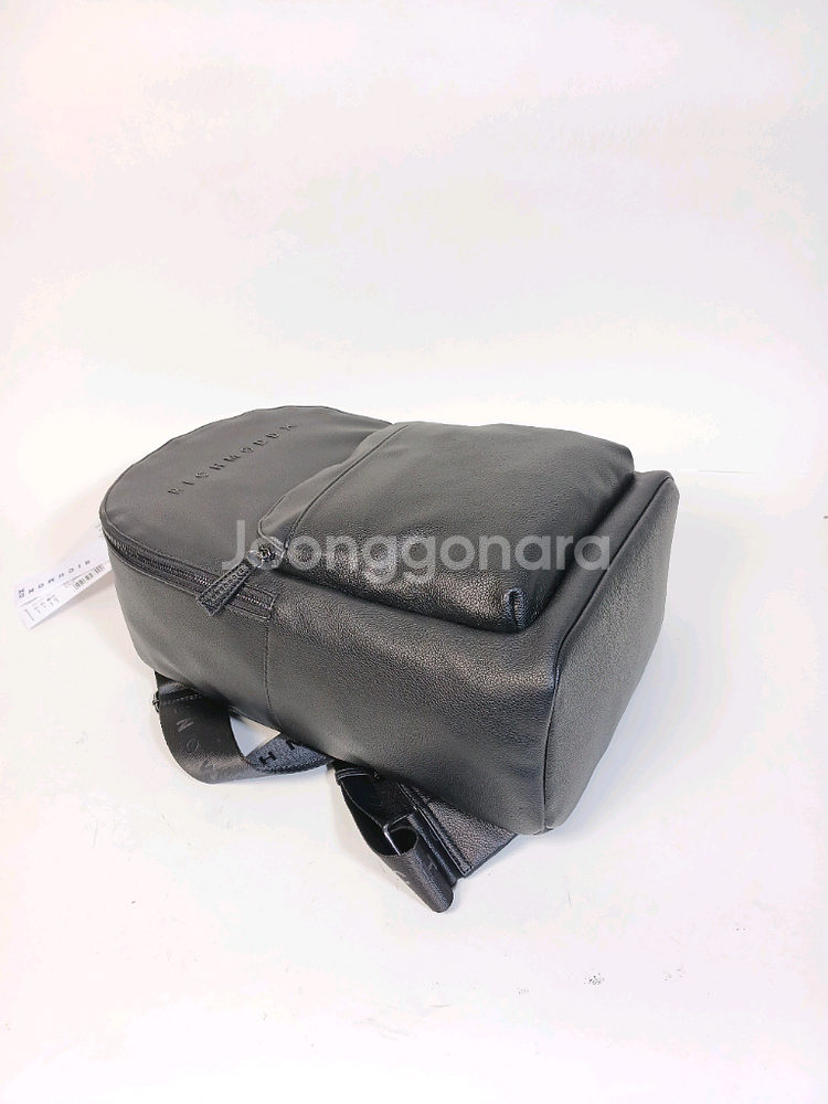 존리치몬드 X 검정색 가죽 남성 백팩--5