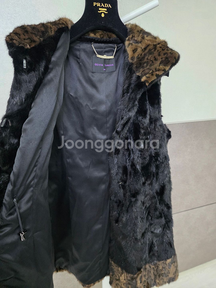 올리비아로렌 밍크 조끼 베스트 95사이즈--1