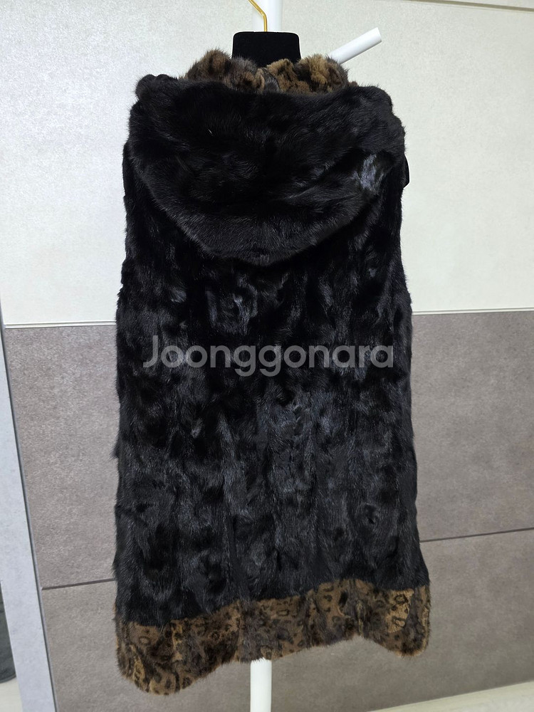 올리비아로렌 밍크 조끼 베스트 95사이즈--3