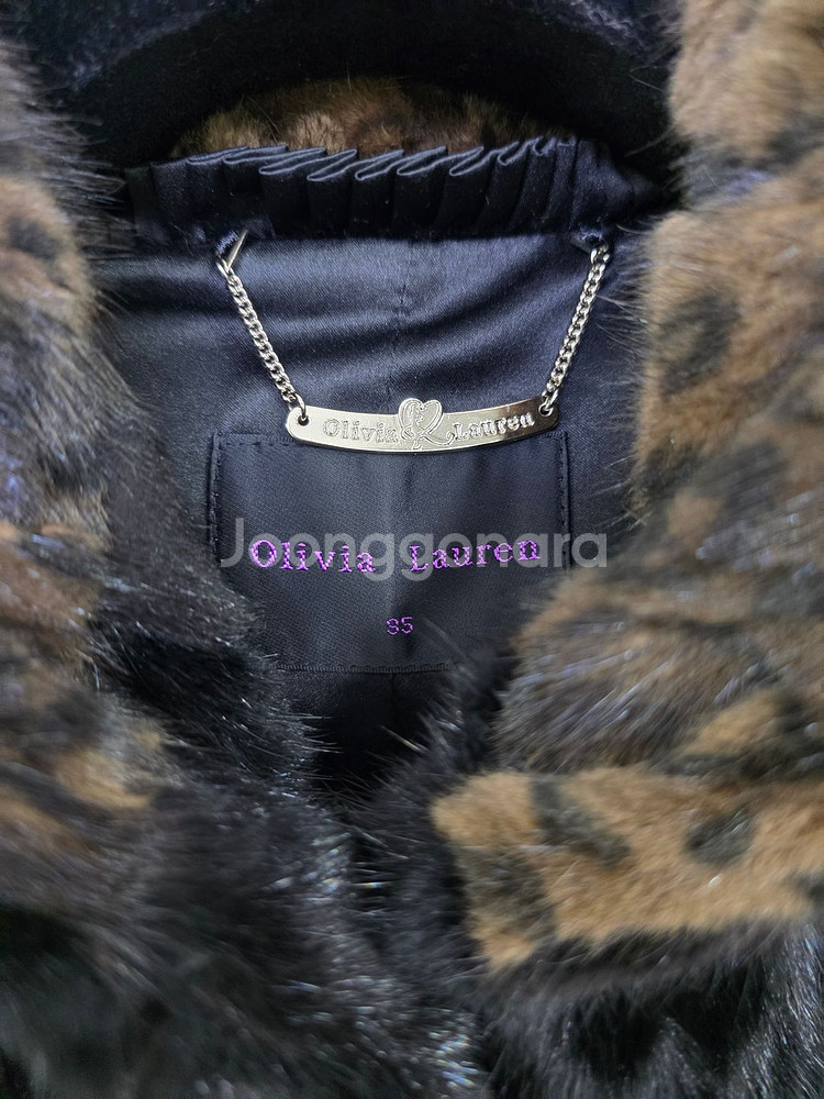 올리비아로렌 밍크 조끼 베스트 95사이즈--6