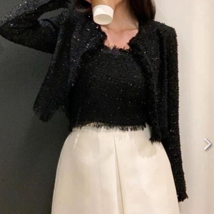 라플라 썸머 펄 트위드 가디건