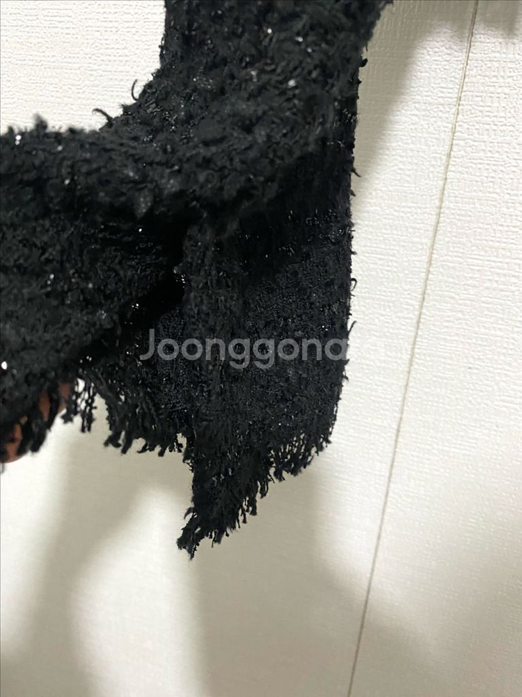 라플라 썸머 펄 트위드 가디건--5