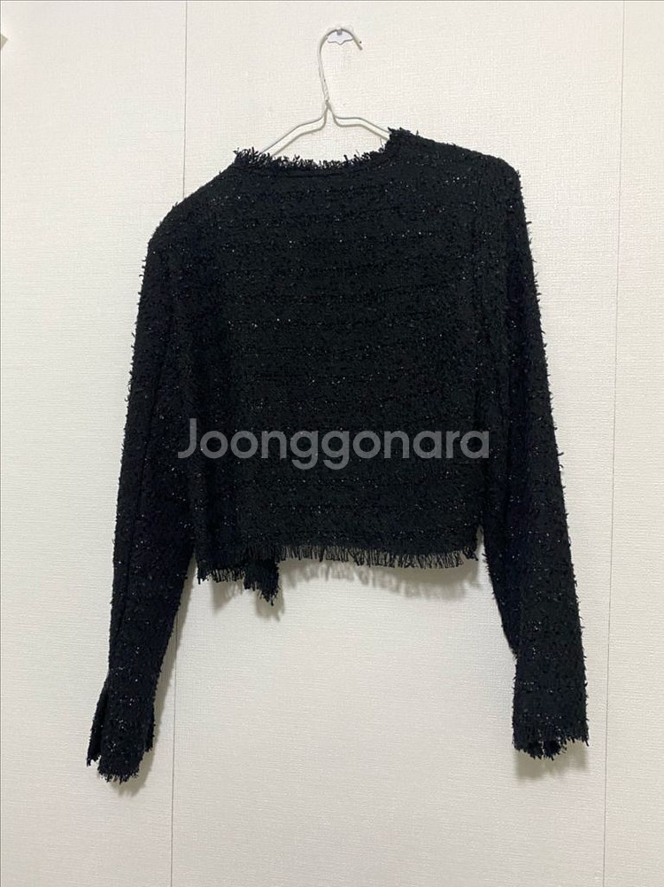 라플라 썸머 펄 트위드 가디건--7