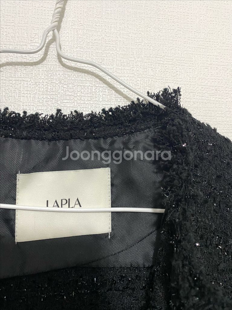 라플라 썸머 펄 트위드 가디건--4