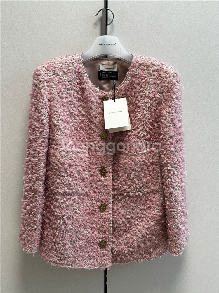 아뜰리에 드 쎄모먼 [ Louise Tweed Jacket 36사이즈 ] 새상품--0