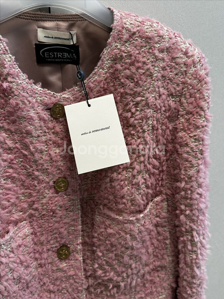 아뜰리에 드 쎄모먼 [ Louise Tweed Jacket 36사이즈 ] 새상품--1