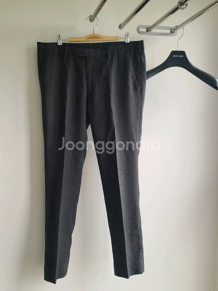 남성 유니클로 봄여름 정장바지 폴리에스터 팬츠 차콜 / 무신사 에피그램 마인드브릿지--0