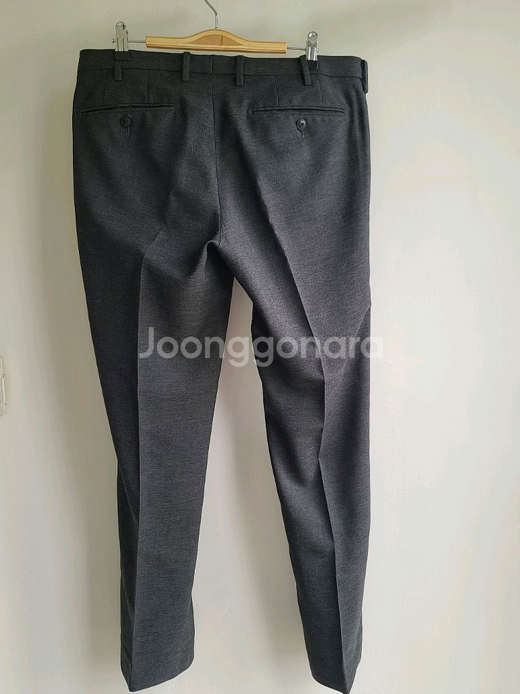 남성 유니클로 봄여름 정장바지 폴리에스터 팬츠 차콜 / 무신사 에피그램 마인드브릿지--4