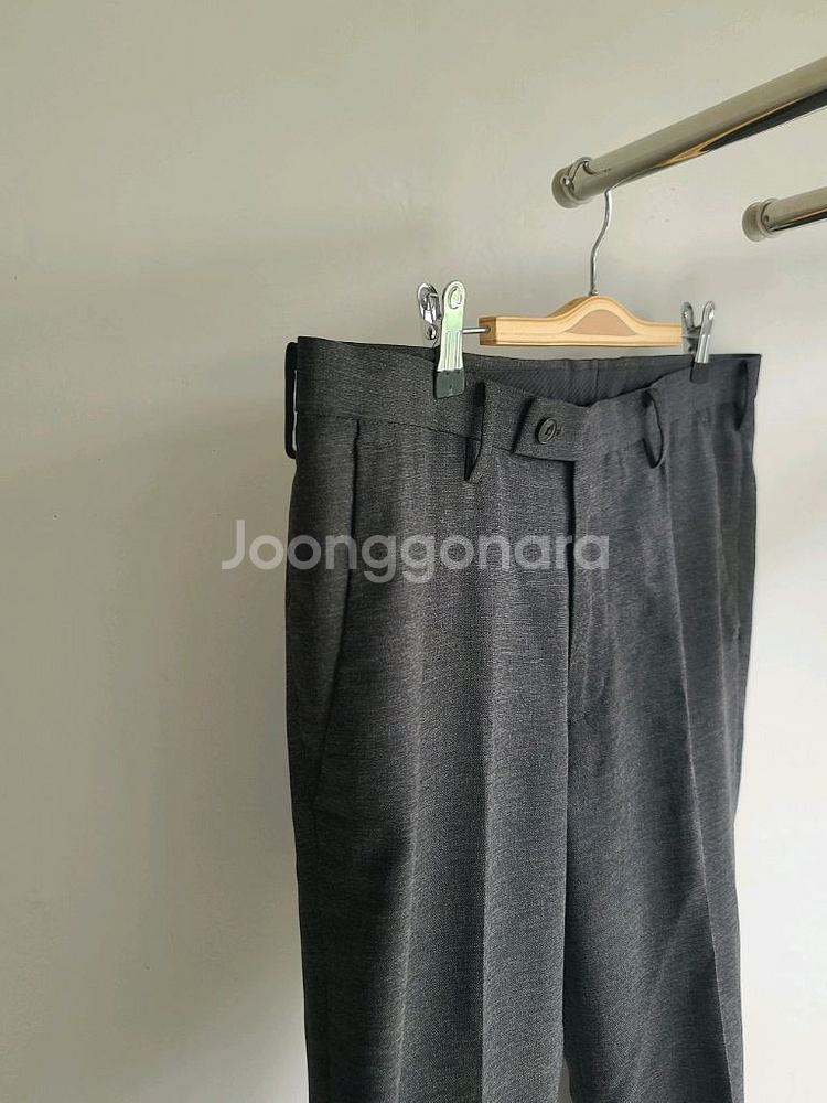 남성 유니클로 봄여름 정장바지 폴리에스터 팬츠 차콜 / 무신사 에피그램 마인드브릿지--2