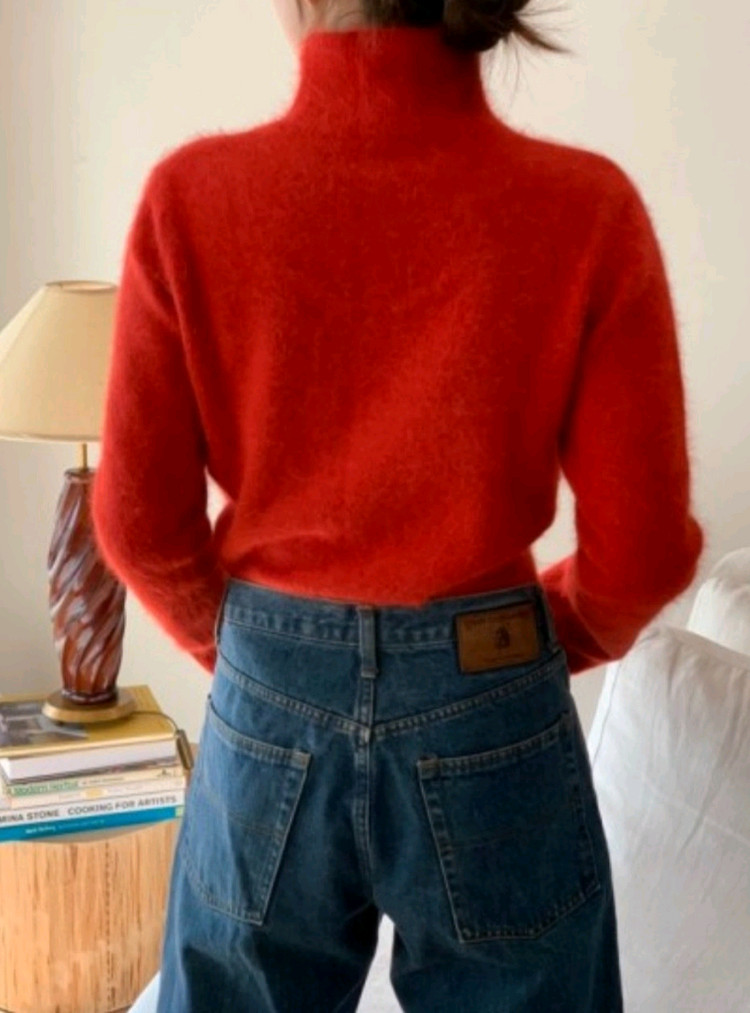 모네마켓 리본빛 니트 스웨터 이미지