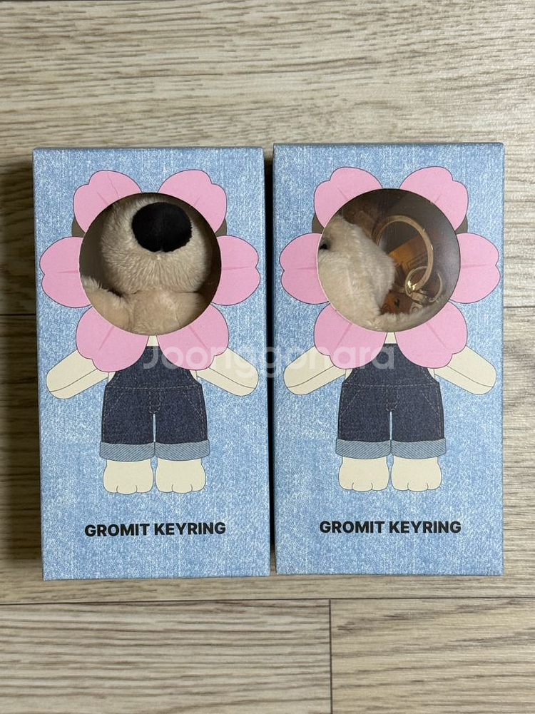 미개봉 투썸 월레스와 그로밋 키링 인형 플라워 LEE 콜라보 개별--0