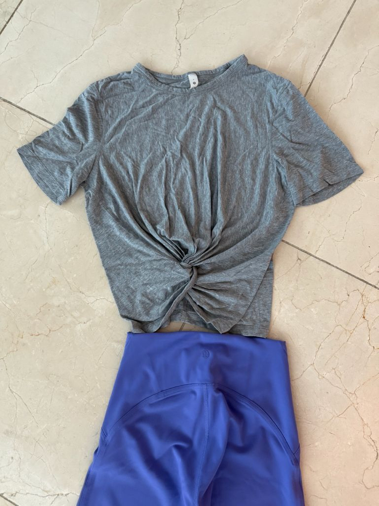 룰루레몬 레깅스 반팔탑 여러가지--2