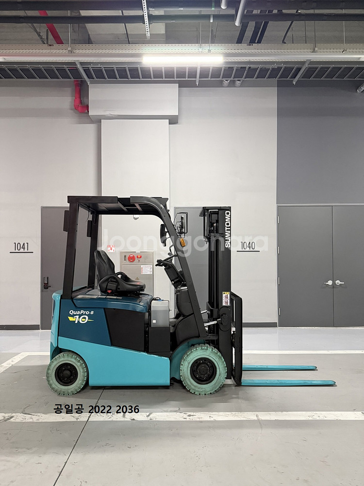 2018년식 최신 스미토모 좌식 1.5톤 전동지게차 3M 600만--0