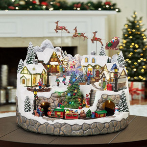 크리스마스 마을 조명 장식품