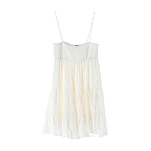 [L]자라 화이트 스모킹 뷔스티에 A라인 나시 원피스 드레스