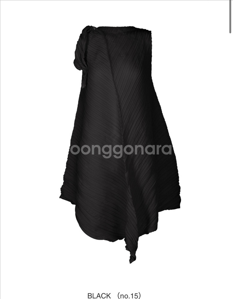 이세이미야케 링클드 트위스트 블랙--0