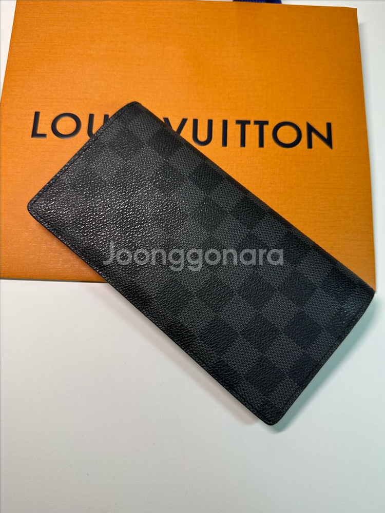 정품 상태좋은 루이비통 다미에 장지갑--0