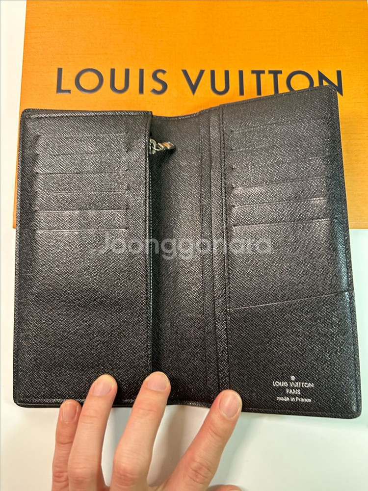 정품 상태좋은 루이비통 다미에 장지갑--5