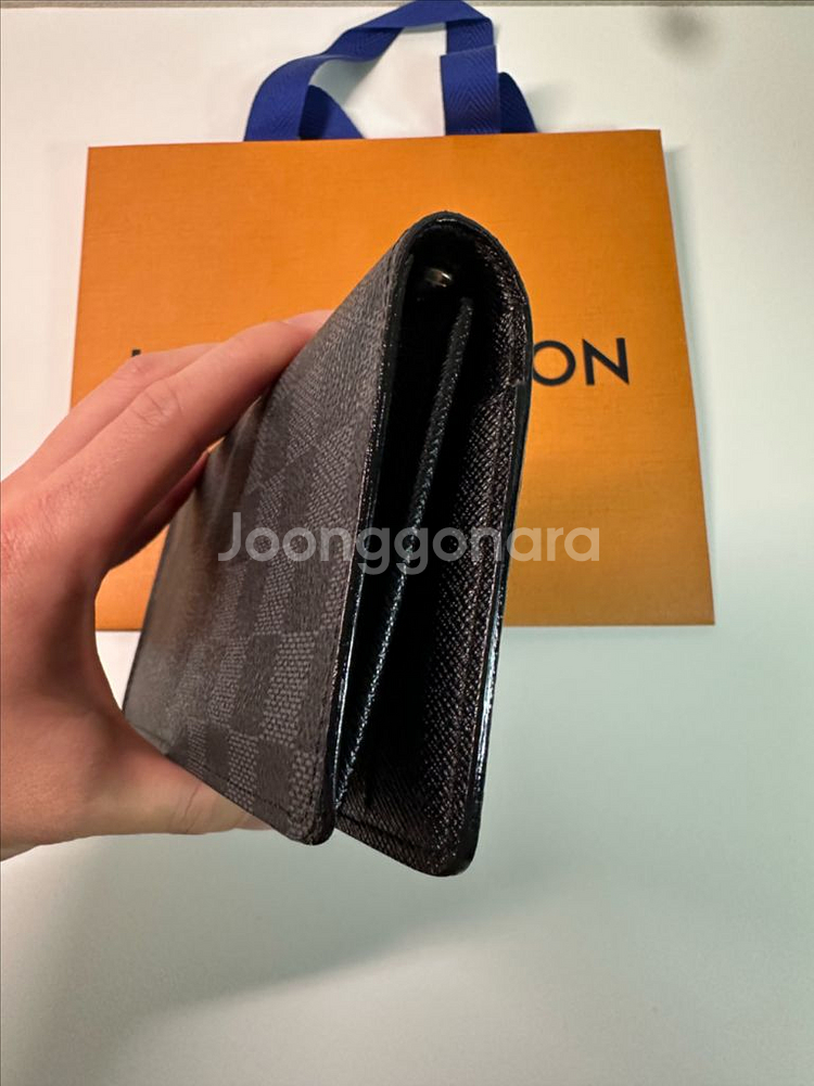 정품 상태좋은 루이비통 다미에 장지갑--2