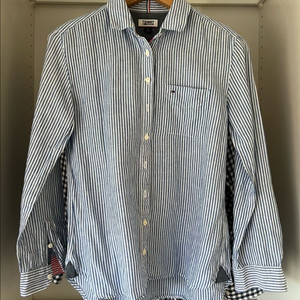 타미 린넨 스트라이프 셔츠