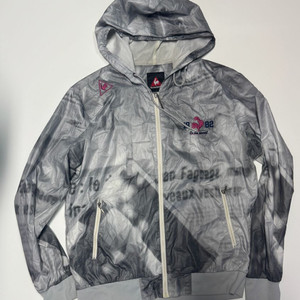 르꼬끄 스포르티브 빈티지 워싱 가벼운 후드 바람막이 XL