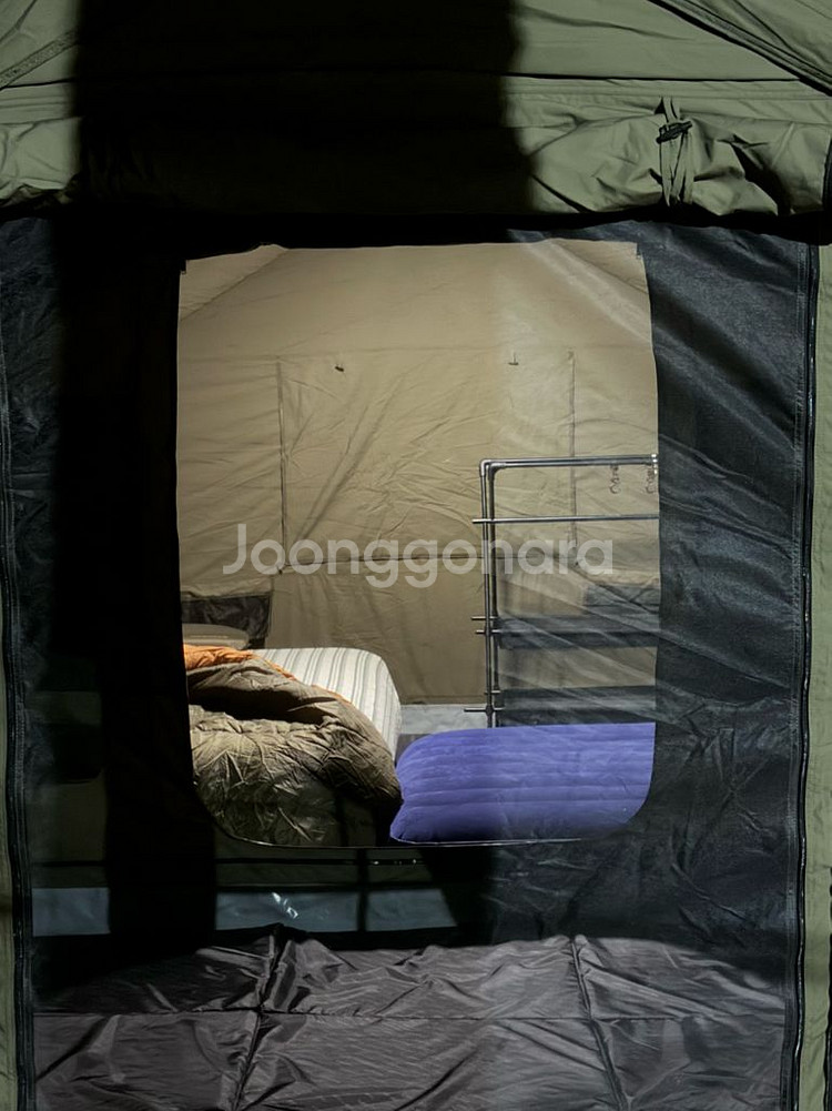 제백 에어리스 퀸 40cm + 스트라이프 매트리스 커버--2