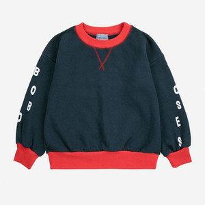 보보쇼즈 컬러 블록 맨투맨