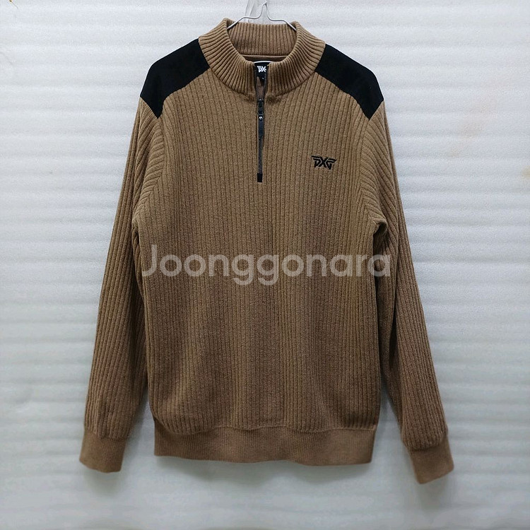 국내 PXG 골프 겨울 방풍 니트 남성 XL 반집업 사랑봉봉--0