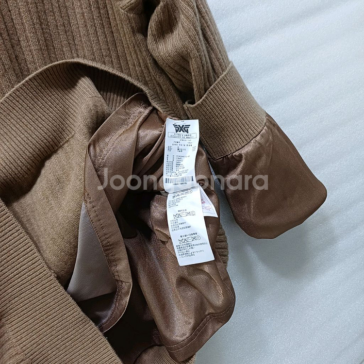 국내 PXG 골프 겨울 방풍 니트 남성 XL 반집업 사랑봉봉--4