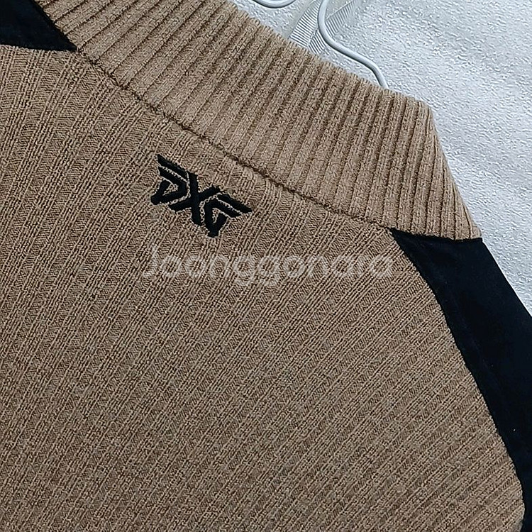 국내 PXG 골프 겨울 방풍 니트 남성 XL 반집업 사랑봉봉--3