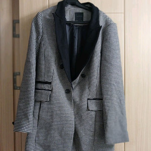 조이너스 체크 패턴 자켓