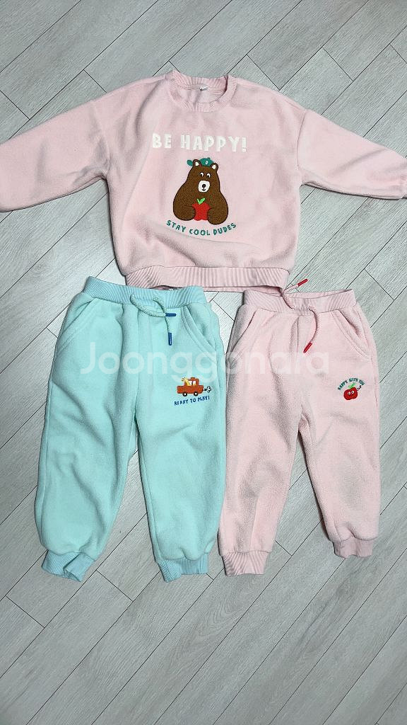 여아 캐릭터 상하복 세트 110--0