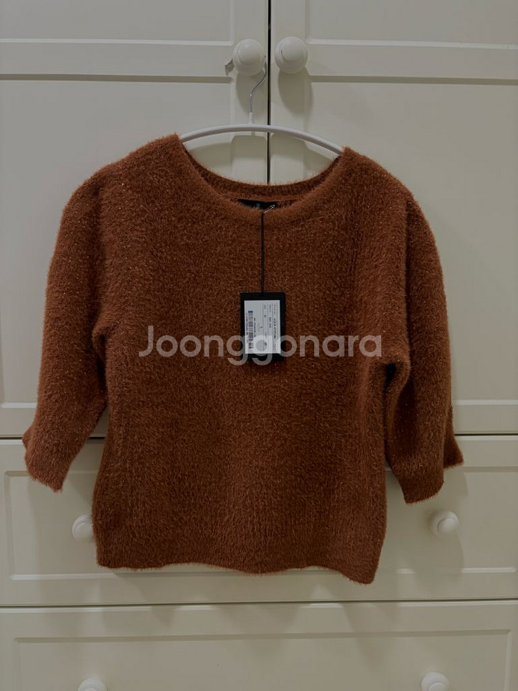 한섬 랑방컬렉션 브라운 니트 90)새상품--2