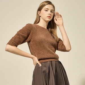 한섬 랑방컬렉션 브라운 니트 90)새상품