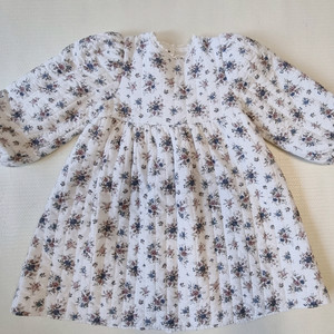 슈슈앤크라 플라워 퀼팅 원피스(6Y)