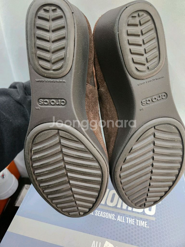 여성 웨지힐 앵클부츠 240--3