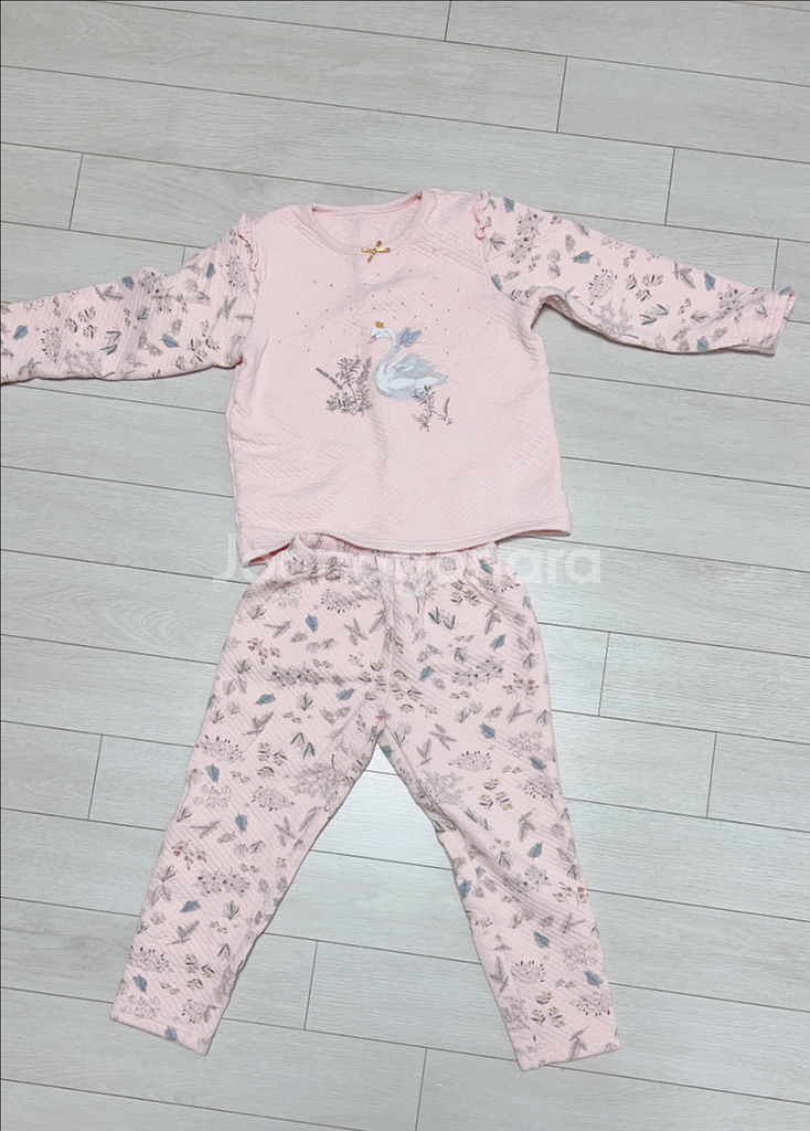 여아 상하복 실내복 세트 2벌 120-130--0