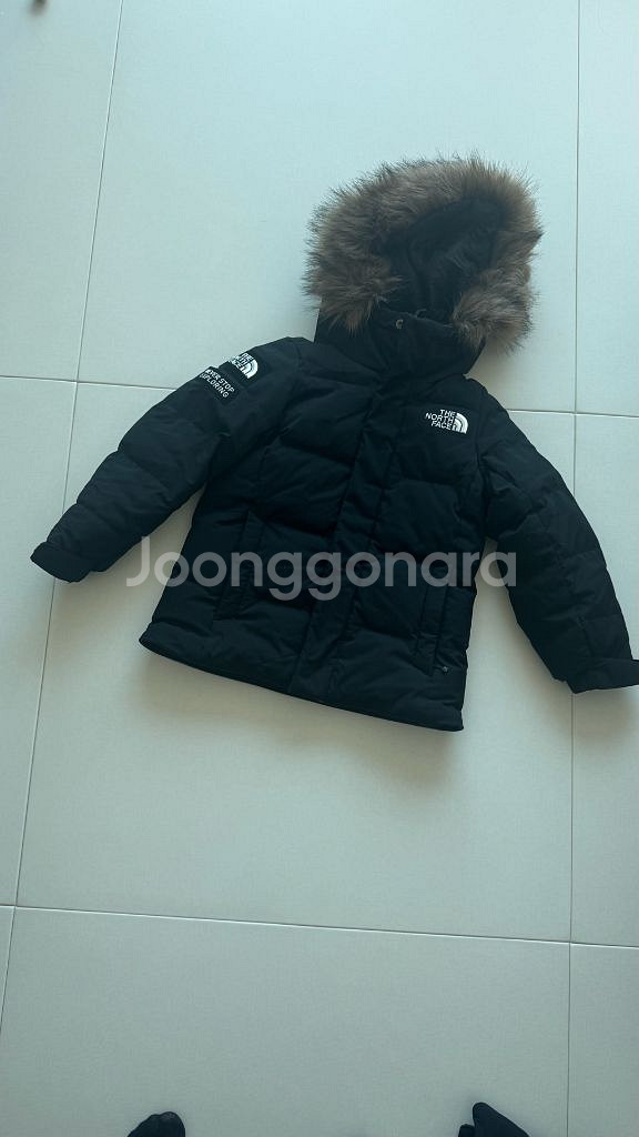노스페이스 키즈 롱패딩 110--1
