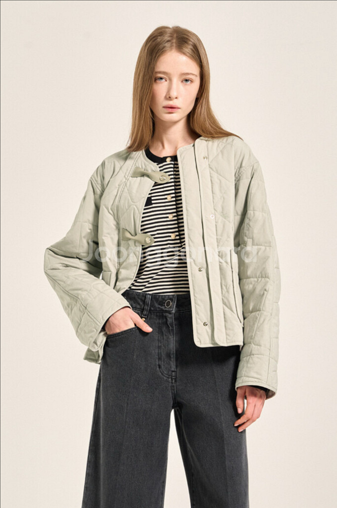 SJSJ 칼라리스 퀼팅 패딩 점퍼 한섬--0