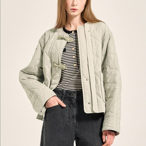 SJSJ 칼라리스 퀼팅 패딩 점퍼 한섬