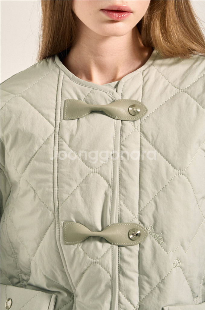 SJSJ 칼라리스 퀼팅 패딩 점퍼 한섬--3