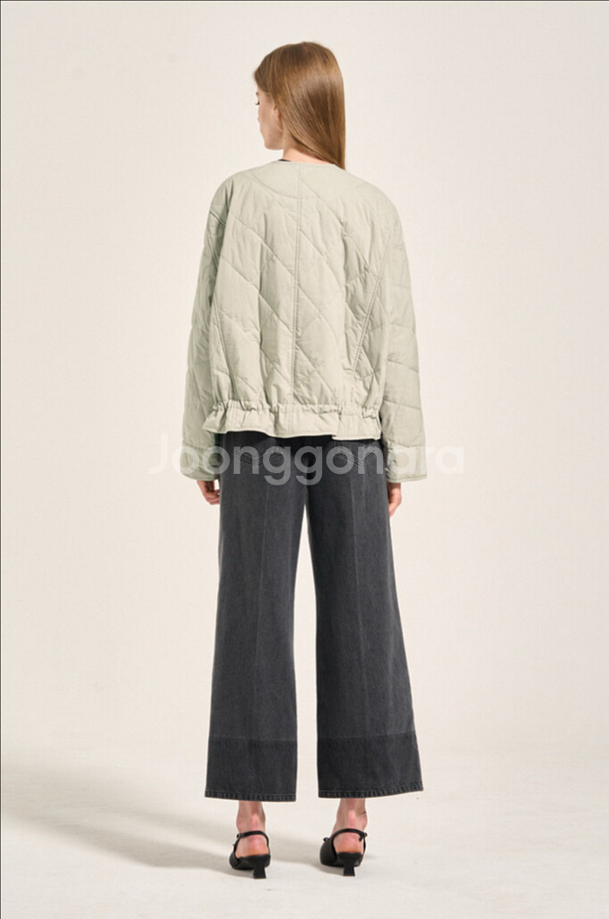 SJSJ 칼라리스 퀼팅 패딩 점퍼 한섬--4