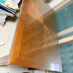 원목 식탁 유리상판 + 의자 5만원!