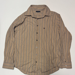 버버리 리메이크 커스텀 시그니처 스트라이프 긴팔 셔츠