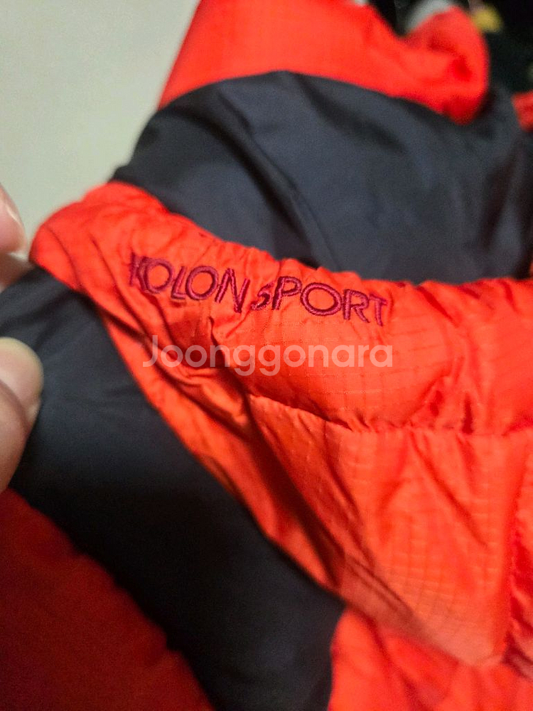 코오롱스포츠키즈 패딩점퍼 130사이즈--5