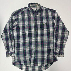 코오롱 스포츠 오버핏 이쁜 체크셔츠 XL