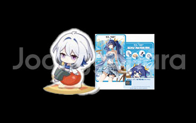 명조,갈브레나SD 아크릴 스탠드,유노LD 포토카드 쿠폰 미사용,반올림피자--0