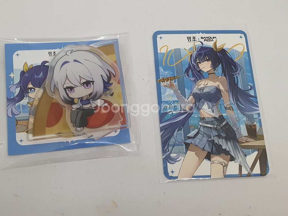 명조,갈브레나SD 아크릴 스탠드,유노LD 포토카드 쿠폰 미사용,반올림피자--1