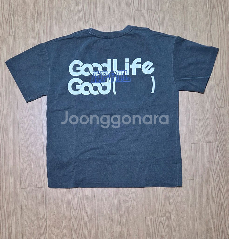 GLGK 반팔티셔츠 차콜 150--1