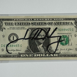 젠슨 황 친필 싸인 달러